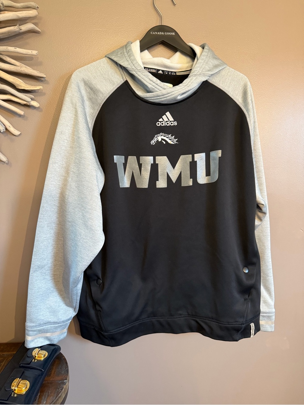 Adidas Western Michigan University Sweatshirt Hooded